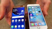 Samsung Galaxy S7 Edge vs iPhone 6S Plus Drop Test!