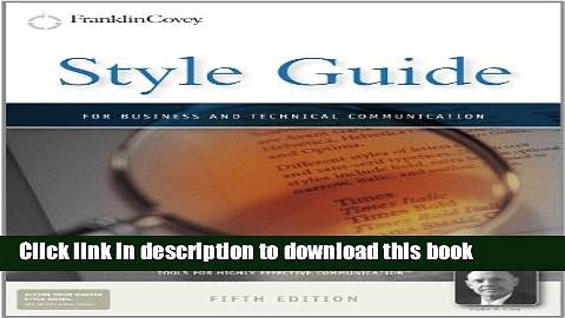 [Popular Books] Style Guide: For Business and Technical Communication Full Online