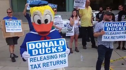 Donald Duck Demands The Other Don Show His Taxes