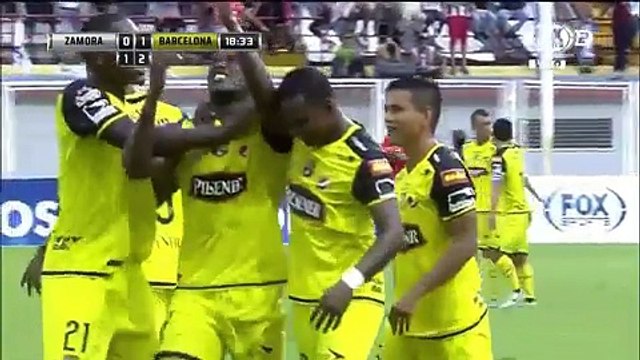 GOL DE MARCOS CAICEDO - COPA SUDAMERICANA 2016 - Zamora 1-1 Barcelona SC