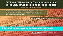 [Popular] The Tech Contracts Handbook: Cloud Computing Agreements, Software Licenses, and Other IT