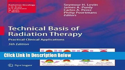 Ebook Technical Basis of Radiation Therapy: Practical Clinical Applications (Medical Radiology)