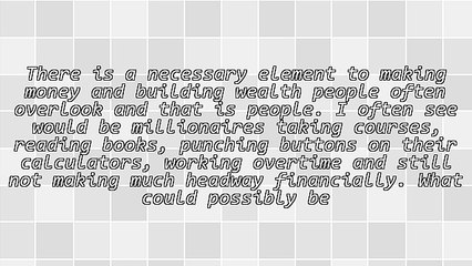 How To Make Money Through Relationships