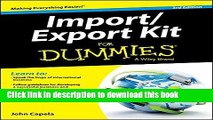 [Popular] Import / Export Kit For Dummies Paperback Collection