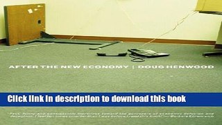 [Popular] After the New Economy Hardcover Online