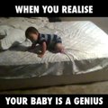 This baby is going places. Definitely not to bed... but places