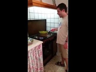 Tortilla Flip Goes Horribly Wrong