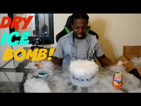 Man Creates Dramatic Dry Ice Bombs