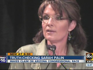 FACT CHECK: Sarah Palin claims Arizona congressional candidate is a big government 'champion'