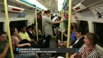 Londres colhe frutos do legado olímpico no transporte público