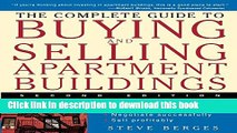 [Popular] The Complete Guide to Buying and Selling Apartment Buildings Paperback Free