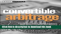 [Popular] Convertible Arbitrage: Insights and Techniques for Successful Hedging Hardcover Online