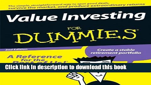 [Popular] Value Investing For Dummies Paperback Online