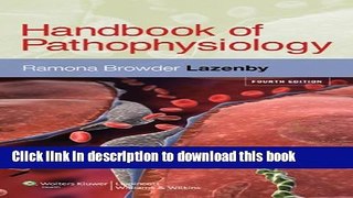 [Download] Handbook of Pathophysiology Hardcover Online
