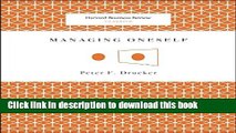 [Popular] Managing Oneself (Harvard Business Review Classics) Paperback Collection
