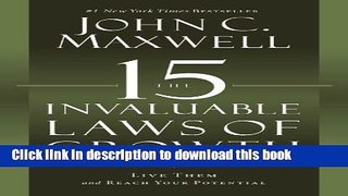 [Popular] The 15 Invaluable Laws of Growth: Live Them and Reach Your Potential Paperback Free