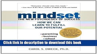 [Popular] Mindset: The New Psychology of Success Hardcover Collection