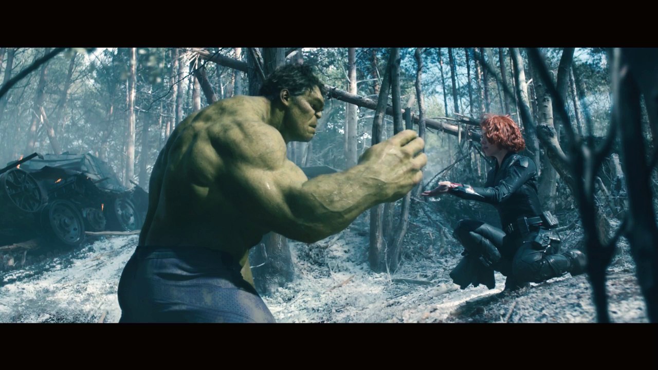 [HD 2160p] HULK and BLACK WIDOW - Avengers 2 MOVIE CLIP