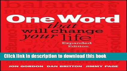 [Popular] One Word That Will Change Your Life, Expanded Edition Paperback Free