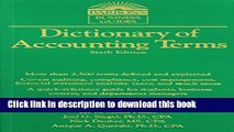 [Read PDF] Dictionary of Accounting Terms (Barron s Business Dictionaries) Ebook Online