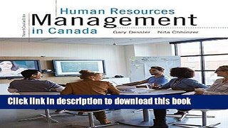 [Popular] Human Resources Management in Canada, Thirteenth Canadian Edition Plus MyManagementLab