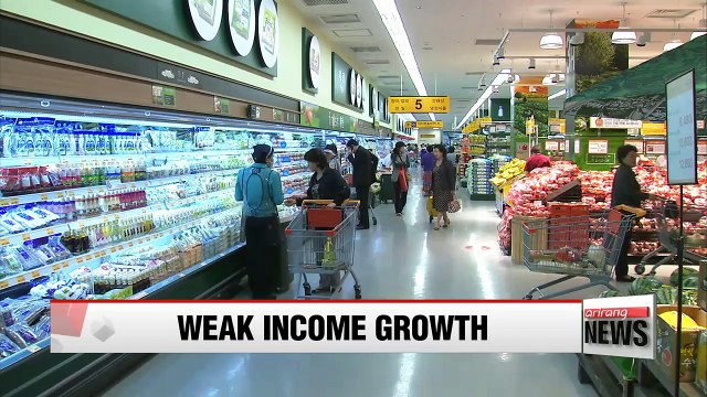 Korean households refrain from spending as income growth slows