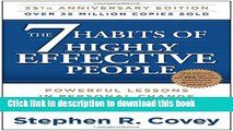 [Popular] The 7 Habits of Highly Effective People: Powerful Lessons in Personal Change Hardcover