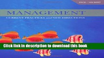[Popular] Management: Current Practices and New Directions Paperback Free