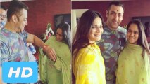 Salman Khan CELEBRATES Rakhi With Sisters Arpita Khan & Alvira