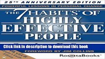 [Popular] The 7 Habits of Highly Effective People: Powerful Lessons in Personal Change (The Reader