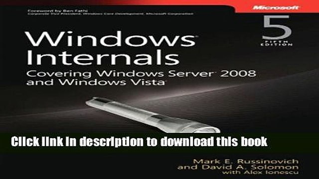 [Download] Windows Internals (5th Edition) E-Book Free