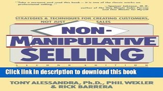 [Download] Non-Manipulative Selling Paperback Online