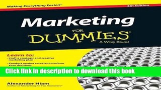 [Popular] Marketing For Dummies Paperback Online