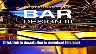 [Popular] Restaurants and Bars Design III Paperback Online