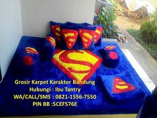 WA +62-821-1556-7550, Grosir Karpet Karakter Rasfur, Karpet Karakter Fullset Murah