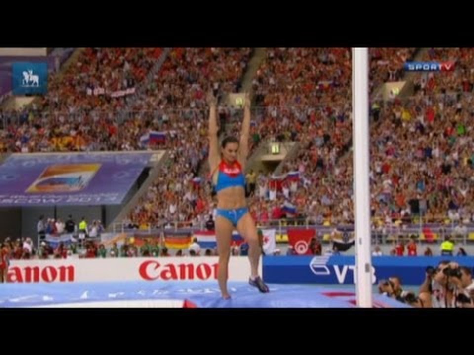 Em casa, Yelena Isinbayeva volta a ser campeã mundial