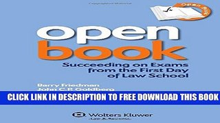 Collection Book Open Book: Succeeding on Exams From the First Day of Law School