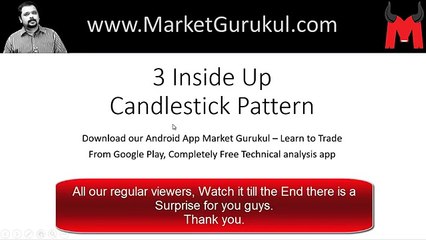 3 Inside Up Candlestick Pattern Hindi - Candlestic Analyis