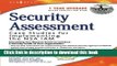 [Download] Security Assessment: Case Studies for Implementing the NSA IAM E-Book Online