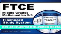 New Book FTCE Middle Grades Mathematics 5-9 Flashcard Study System: FTCE Test Practice Questions