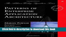 [Download] Patterns of Enterprise Application Architecture Free E-Book