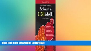 READ THE NEW BOOK Explorations in Core Math: Common Core Teacher Edition Algebra 1 2014 READ EBOOK