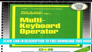 New Book Multi-Keyboard Operator(Passbooks) (Career Examination Passbooks)