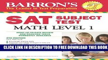 Collection Book Barron s SAT Subject Test Math Level 1, 5th Edition