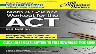 Collection Book Math and Science Workout for the ACT, 3rd Edition (College Test Preparation)