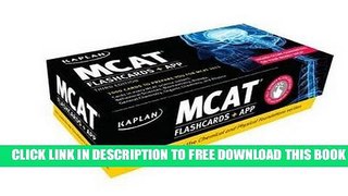 New Book Kaplan MCAT Flashcards + App (Kaplan Test Prep)