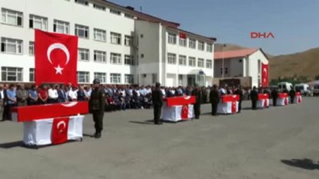 Bitlis Hizan Şehitleri Memleketlerine Uğurlanıyor