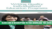 Collection Book IEPs: Writing Quality Individualized Education Programs (3rd Edition)