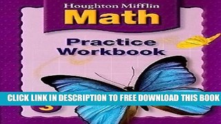 New Book Houghton Mifflin Math: Practice Workbook, Grade 3