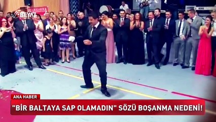 Bu söz boşanma nedeni!